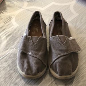 Toms Grey Girls Shoe Size 10